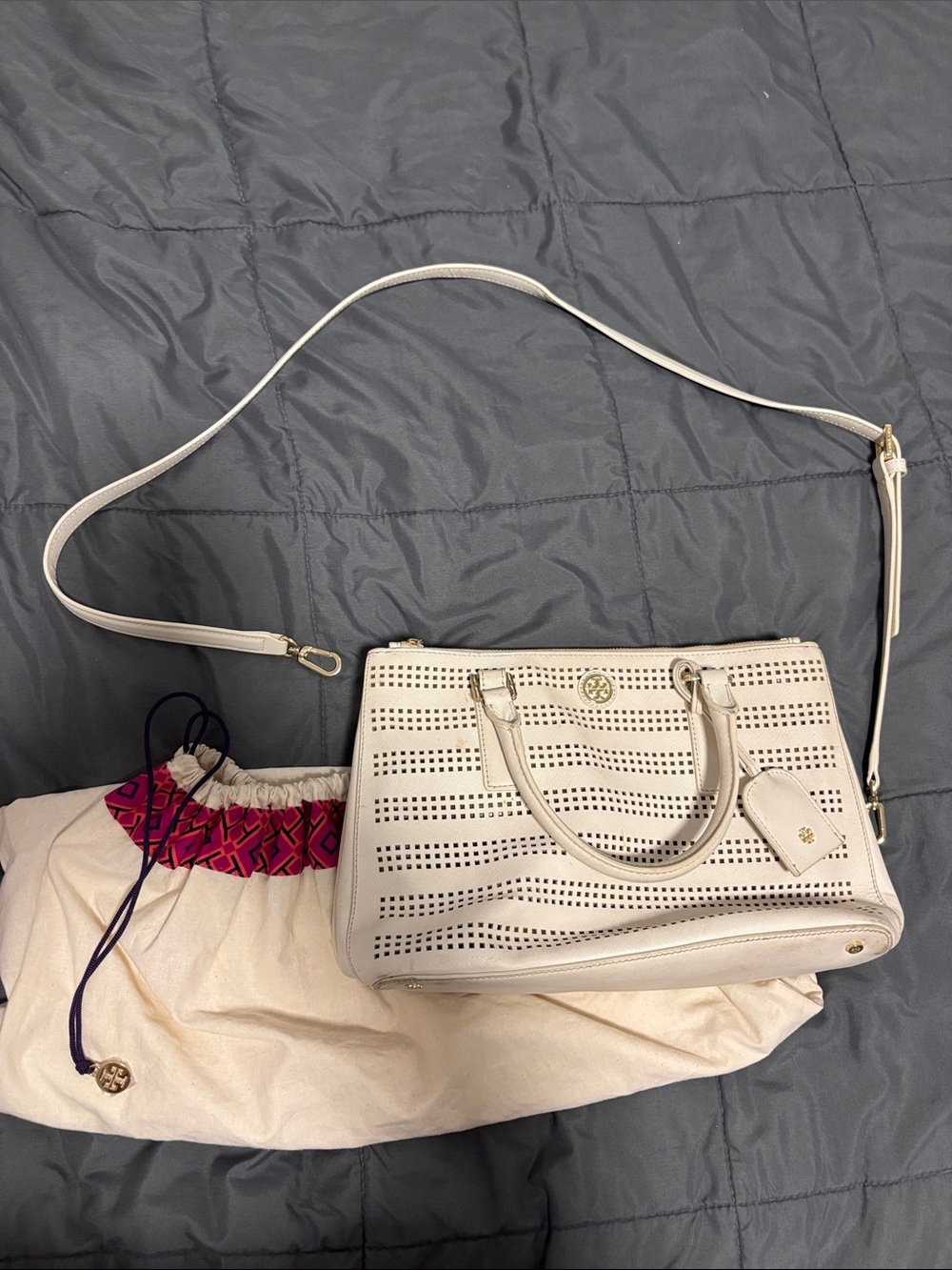 Tory Burch Cream Bag